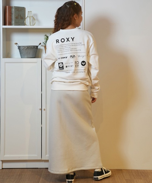 ROXY(ロキシー)の「ROXY/ロキシー バックプリント スウェット RPO244030(スウェット・レディース・グレー/ブラック/ホワイト・M/L)」の8枚目の写真