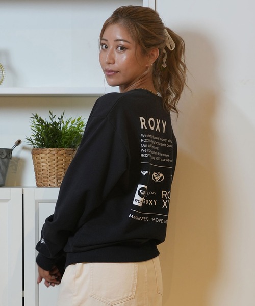 ROXY(ロキシー)の「ROXY/ロキシー バックプリント スウェット RPO244030(スウェット・レディース・グレー/ブラック/ホワイト・M/L)」の11枚目の写真