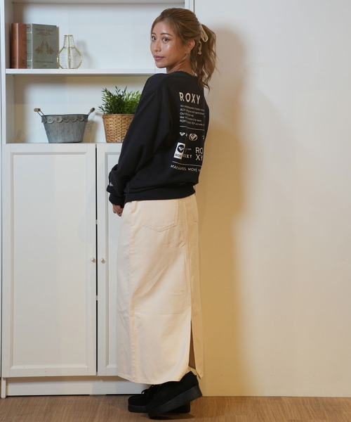 ROXY(ロキシー)の「ROXY/ロキシー バックプリント スウェット RPO244030(スウェット・レディース・グレー/ブラック/ホワイト・M/L)」の14枚目の写真
