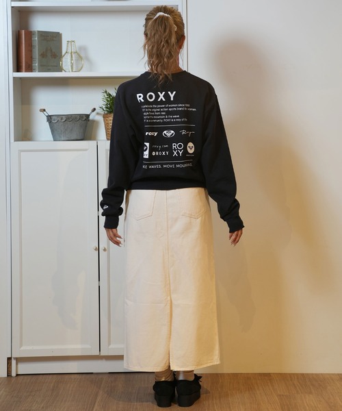 ROXY(ロキシー)の「ROXY/ロキシー バックプリント スウェット RPO244030(スウェット・レディース・グレー/ブラック/ホワイト・M/L)」の15枚目の写真
