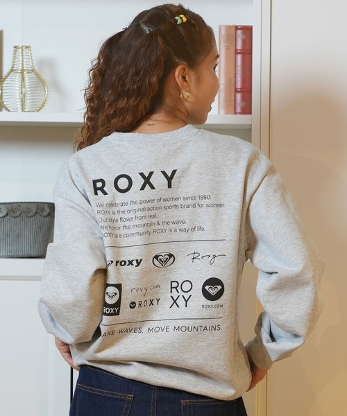 ROXY(ロキシー)の「ROXY/ロキシー バックプリント スウェット RPO244030(スウェット・レディース・グレー/ブラック/ホワイト・M/L)」の18枚目の写真