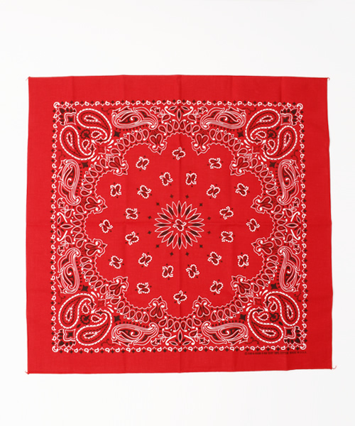 CIAOPANIC（チャオパニック）の「【Ciaopanic】　PAISLEYBANDANA（バンダナ/スカーフ・メンズ・ホワイト/モスグリーン/ネイビー/ブラック/レッド・FREE）」の5枚目の写真