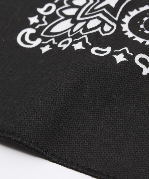 CIAOPANIC（チャオパニック）の「【Ciaopanic】　PAISLEYBANDANA（バンダナ/スカーフ・メンズ・ホワイト/モスグリーン/ネイビー/ブラック/レッド・FREE）」の7枚目の写真