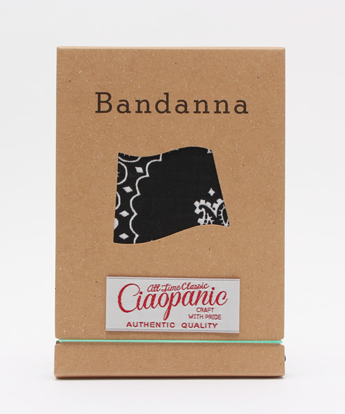 CIAOPANIC（チャオパニック）の「【Ciaopanic】　PAISLEYBANDANA（バンダナ/スカーフ・メンズ・ホワイト/モスグリーン/ネイビー/ブラック/レッド・FREE）」の8枚目の写真