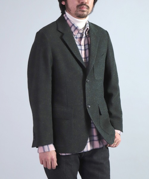 OMNIGOD（オムニゴッド）の「[OMNIGOD mens / オムニゴッド] アブラハムムーン シングルブレストテーラージャケット（テーラードジャケット・メンズ・オリーブ/ブラウン・4/2/3）」の2枚目の写真