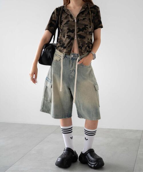 dispark（ディスパーク）の「DISPARK/ダブルジップショートパーカー（パーカー・レディース・その他1・FREE）」の13枚目の写真