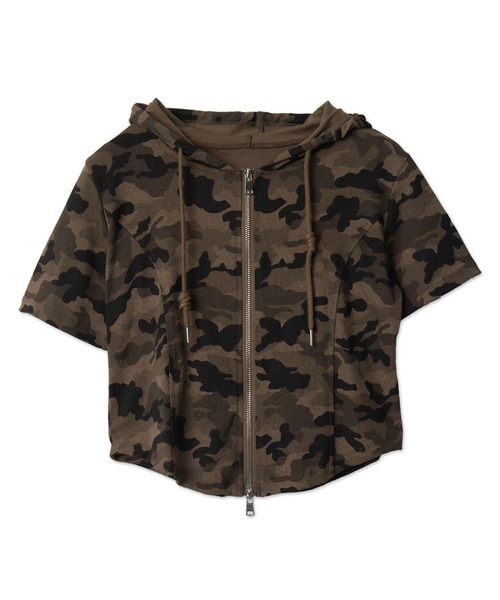 dispark（ディスパーク）の「DISPARK/ダブルジップショートパーカー（パーカー・レディース・その他1・FREE）」の7枚目の写真