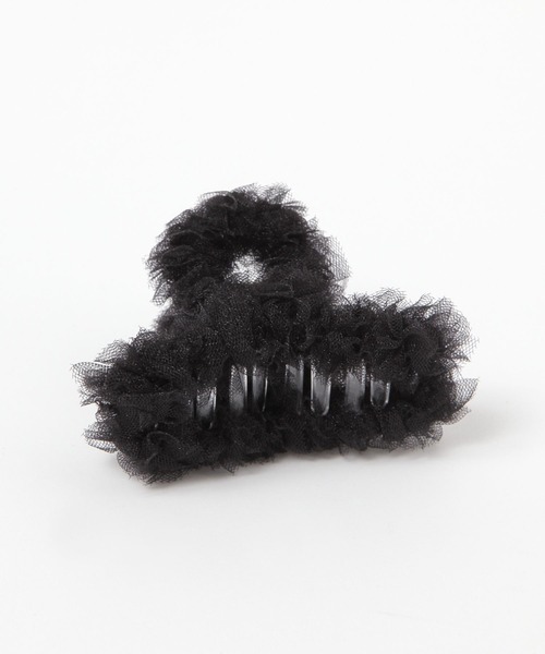 GLOBAL WORK（グローバルワーク）の「フワクルミニバンス/138716（バレッタ/ヘアクリップ・レディース・アイボリー/ブラック/グレイッシュベージュ・ONE SIZE）」の4枚目の写真