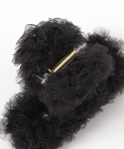 GLOBAL WORK（グローバルワーク）の「フワクルミニバンス/138716（バレッタ/ヘアクリップ・レディース・アイボリー/ブラック/グレイッシュベージュ・ONE SIZE）」の5枚目の写真