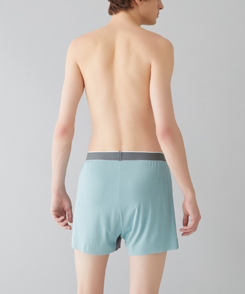 BODY WILD(ボディーワイルド)の「BODY WILD/ボディワイルド フィットトランクス まったく新しい未体験パンツ(ボクサーパンツ・メンズ・ライトベージュ/イエロー/グレー/パープル/サックスブルー・LARGE/MEDIUM)」の18枚目の写真