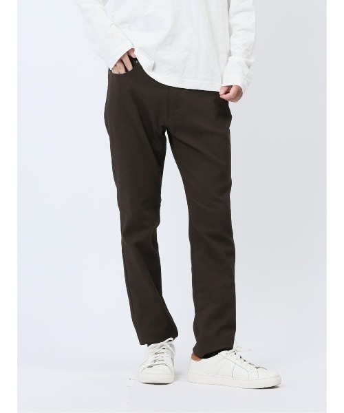 【セール】m.f.エディトリアル メンズ クロスストレッチ スリムパンツ（チノパンツ）｜m.f.editorial（エムエフエディトリアル）