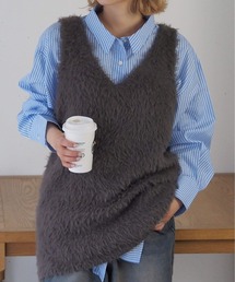 tiptop | 【丈が選べる2サイズ】起毛フェザーベスト(ベスト)