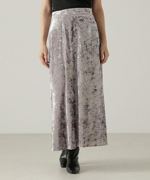 PROPORTION BODY DRESSING（プロポーションボディドレッシング）の「ベロアロングスカート / 1214220909（スカート・レディース・ブラウン/グレー・MEDIUM/SMALL）」の22枚目の写真