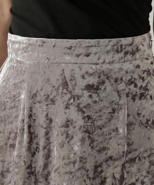 PROPORTION BODY DRESSING（プロポーションボディドレッシング）の「ベロアロングスカート / 1214220909（スカート・レディース・ブラウン/グレー・MEDIUM/SMALL）」の3枚目の写真
