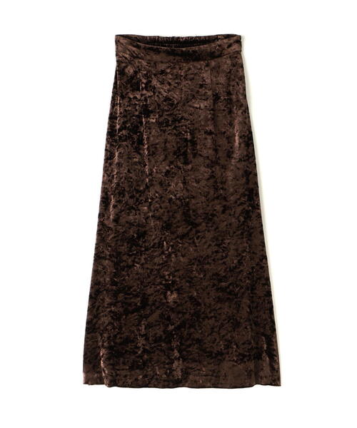 PROPORTION BODY DRESSING（プロポーションボディドレッシング）の「ベロアロングスカート / 1214220909（スカート・レディース・ブラウン/グレー・MEDIUM/SMALL）」の5枚目の写真