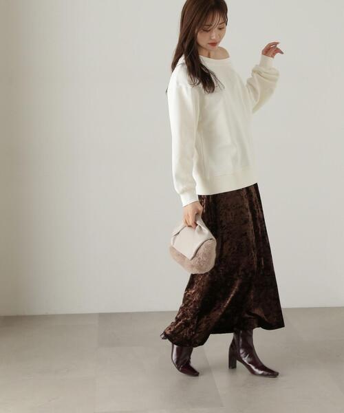 PROPORTION BODY DRESSING（プロポーションボディドレッシング）の「ベロアロングスカート / 1214220909（スカート・レディース・ブラウン/グレー・MEDIUM/SMALL）」の10枚目の写真