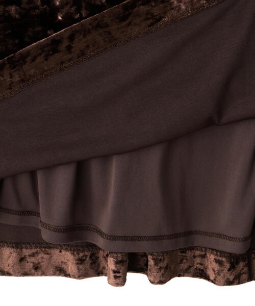 PROPORTION BODY DRESSING（プロポーションボディドレッシング）の「ベロアロングスカート / 1214220909（スカート・レディース・ブラウン/グレー・MEDIUM/SMALL）」の17枚目の写真