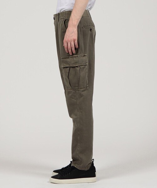 JAMES PERSE（ジェームスパース）の「ZUMA コットン カーゴパンツ MOSD1383（カーゴパンツ・メンズ・チャコールグレー/ネイビー/ブラウン・34/32/30/28）」の4枚目の写真