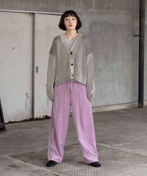 niko and...(ニコアンド)の「サイドシャーリングラメプルオーバー(Tシャツ/カットソー・レディース・ブラック/グレー/ライトグレー・FREE)」の7枚目の写真