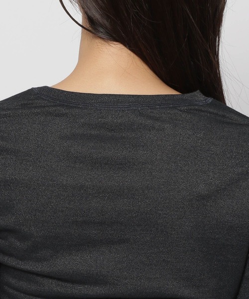 niko and...(ニコアンド)の「サイドシャーリングラメプルオーバー(Tシャツ/カットソー・レディース・ブラック/グレー/ライトグレー・FREE)」の22枚目の写真