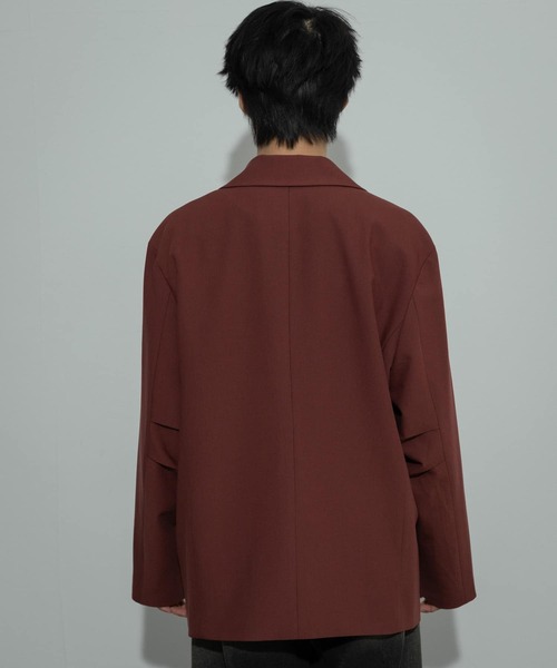 SENSE OF PLACE by URBAN RESEARCH（センスオブプレイスバイアーバンリサーチ）の「『セットアップ対応』シングルルーズジャケット（その他アウター・メンズ・ブラウン/ブラック/グレー・LARGE/MEDIUM）」の6枚目の写真