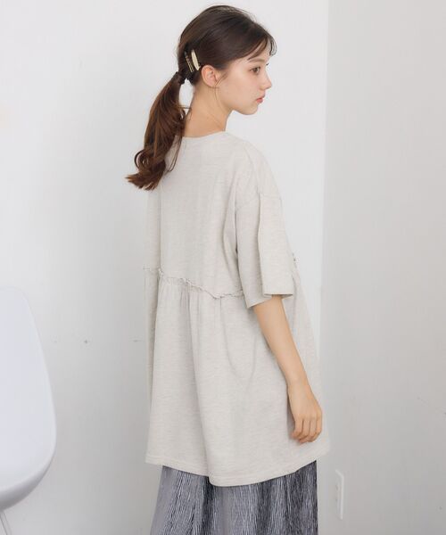 RETRO GIRL(レトロガール)の「ヴィンテージ切替TEE(Tシャツ/カットソー・レディース・チャコールグレー/ホワイト系その他・FREE)」の10枚目の写真