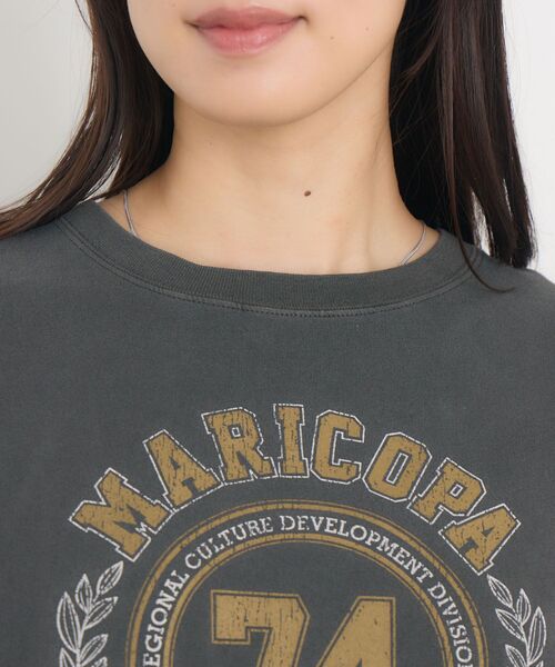 RETRO GIRL(レトロガール)の「ヴィンテージ切替TEE(Tシャツ/カットソー・レディース・チャコールグレー/ホワイト系その他・FREE)」の19枚目の写真