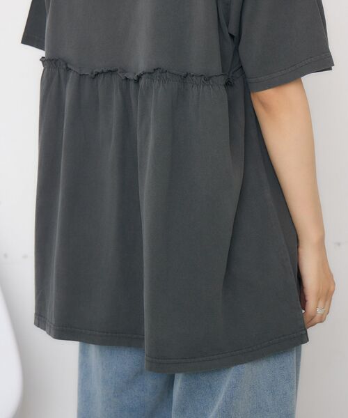 RETRO GIRL(レトロガール)の「ヴィンテージ切替TEE(Tシャツ/カットソー・レディース・チャコールグレー/ホワイト系その他・FREE)」の21枚目の写真