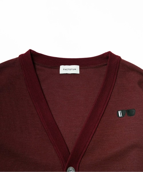 FACTOTUM(ファクトタム)の「【FACTOTUM】 AW Punch V- Neck C/N(Tシャツ/カットソー・メンズ・ブラック/ワイン/ホワイト・48/46)」の8枚目の写真
