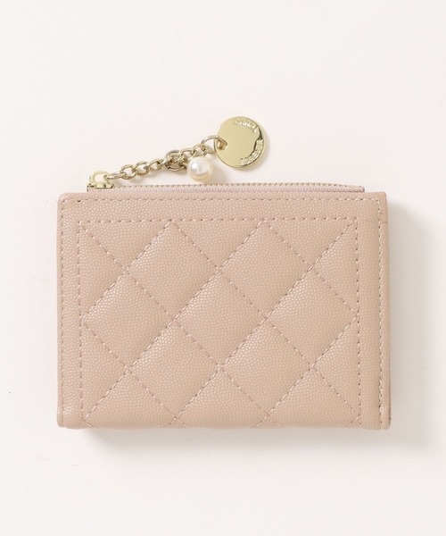 セール】ダイヤ キルティング 二つ折り スクエア ウォレット(財布 セール】ダイヤ キルティング 二つ折り スクエア ウォレット(財布