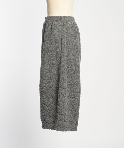 gomme（ゴム）の「パイルドットJQ　ヘム切替パンツ（その他パンツ・レディース・チャコールグレー/ブラック/ネイビー・MEDIUM）」の19枚目の写真