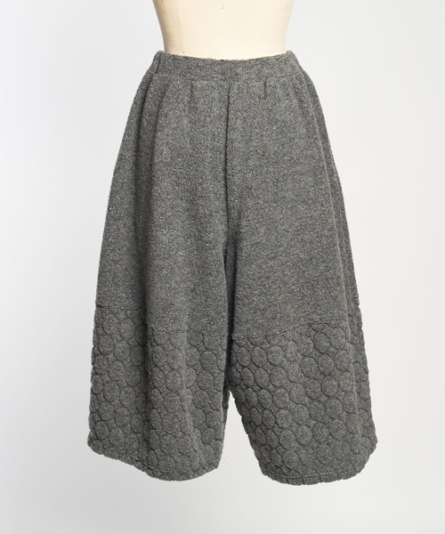 gomme（ゴム）の「パイルドットJQ　ヘム切替パンツ（その他パンツ・レディース・チャコールグレー/ブラック/ネイビー・MEDIUM）」の20枚目の写真