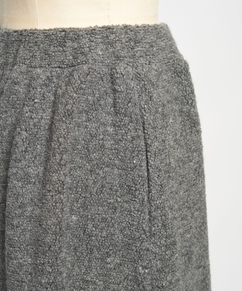 gomme（ゴム）の「パイルドットJQ　ヘム切替パンツ（その他パンツ・レディース・チャコールグレー/ブラック/ネイビー・MEDIUM）」の22枚目の写真