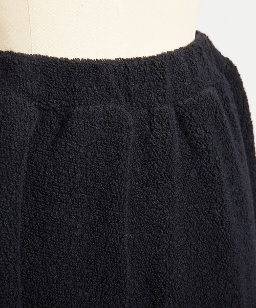 gomme（ゴム）の「パイルドットJQ　ヘム切替パンツ（その他パンツ・レディース・チャコールグレー/ブラック/ネイビー・MEDIUM）」の7枚目の写真