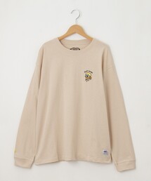 SALTS(ソルツ) おじさん刺しゅうロンT【SALE/カジュアル/デイリー/トレンド/ストリート/ユニセックス】