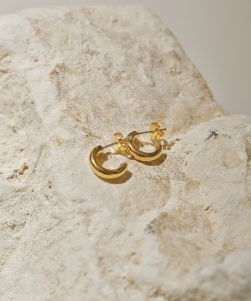 TODAYFUL(トゥデイフル)の「TODAYFUL Compact Hoop Pierce コンパクトフープピアス/12490907(ピアス(両耳用)・レディース・ゴールド/シルバー・ONE SIZE)」の1枚目の写真