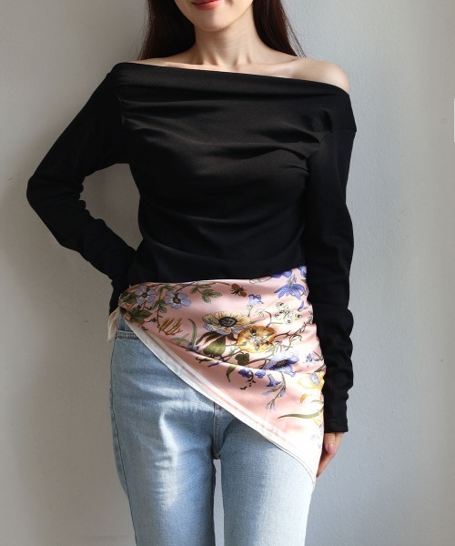 CEMONEMO（セモネモ）の「サテン アソート スカーフ / 70×70cm（バンダナ/スカーフ・レディース・その他3/その他2/その他1/その他8/その他5/その他7/その他4/その他9/その他6・FREE）」の19枚目の写真