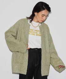 GALLEST | メタリックフェザーカーディガン(カーディガン/ボレロ)