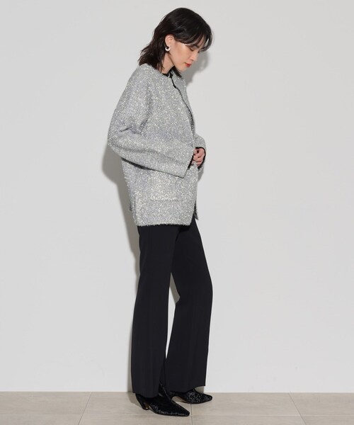 GALLEST（ギャレスト）の「メタリックフェザーカーディガン（カーディガン/ボレロ・レディース・ゴールド/シルバー・38）」の11枚目の写真