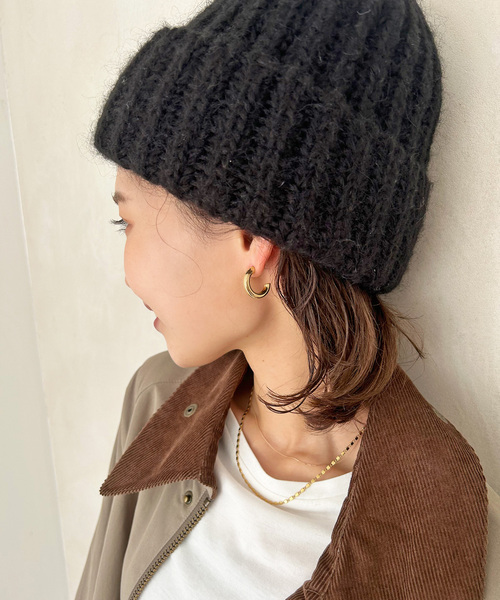 SLOBE IENA（スローブイエナ）の「CLANATE/クランテ ゴールドフープピアス（ピアス（両耳用）・レディース・ゴールド・FREE）」の2枚目の写真