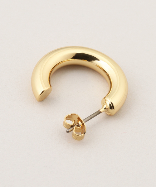 SLOBE IENA（スローブイエナ）の「CLANATE/クランテ ゴールドフープピアス（ピアス（両耳用）・レディース・ゴールド・FREE）」の5枚目の写真