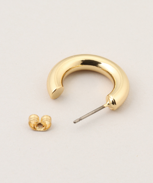 SLOBE IENA（スローブイエナ）の「CLANATE/クランテ ゴールドフープピアス（ピアス（両耳用）・レディース・ゴールド・FREE）」の6枚目の写真