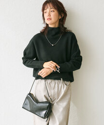 RIVE DROITE | 予約【首元ゆったり】ウール100NEWボトルネックニット(ニット/セーター)