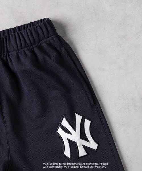 Right-on（ライトオン）の「【MLB】ロゴスウェットパンツ（スウェットパンツ・キッズ・グレー/ブラック/ネイビー・150/160/130/140）」の4枚目の写真