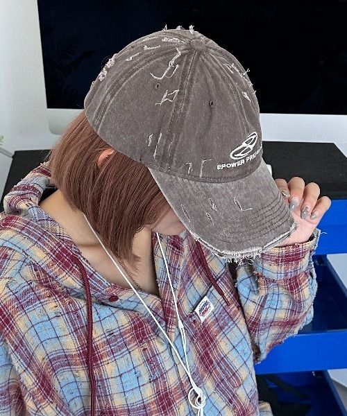 セール】ダメージ加工キャップ（キャップ）｜sedacle（セダクル）の