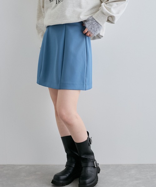 セール】ボンディングフレアミニスカート（スカート）｜VIS