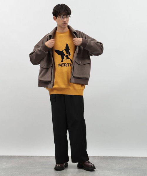 LAKOLE(ラコレ)の「シャギーフライトブルゾン / 116729(ブルゾン・メンズ・ブラック/ブラウン/ネイビー・X-LARGE/LARGE/MEDIUM)」の6枚目の写真