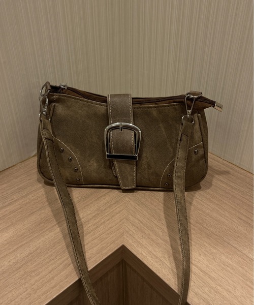 by your closet(バイユアークローゼット)の「ベルト ショルダーバッグ(ショルダーバッグ・レディース・モカ・FREE)」の1枚目の写真