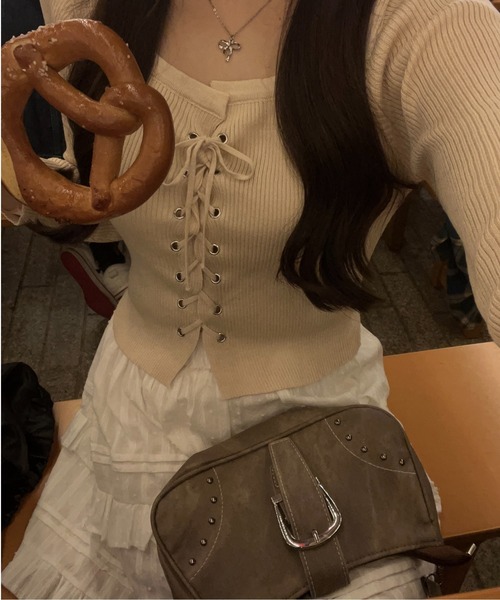 by your closet(バイユアークローゼット)の「ベルト ショルダーバッグ(ショルダーバッグ・レディース・モカ・FREE)」の5枚目の写真