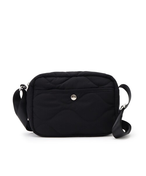 SHOO・LA・RUE(シューラルー)の「◆レジャーや旅行にも キルトスクエアショルダーバッグ(ショルダーバッグ・レディース・グリーン/ブラック/ナチュラル・00)」の14枚目の写真